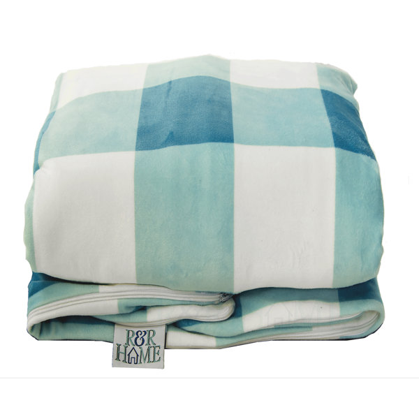 Gracie Oaks Valensi Luxury Single Weighted Blanket with a Duvet Cover