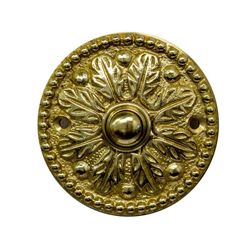 Qualarc Ornate Round Doorbell Button Wayfair