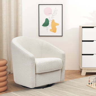 babyletto madison swivel glider pink