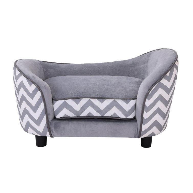 grey dog sofa bed