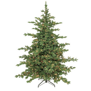 Lit Mountain Noble 65 Green Artificial Christmas Tree With 450 Incandescent Lit Mountain Noble 65 Green Artificial Christmas Tree With 450 Incandescent