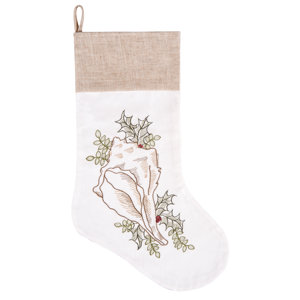 Shells with Holly Stocking