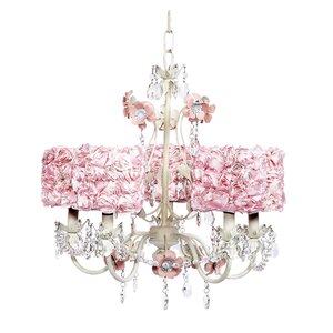 Flower Garden 5-Light Shaded Chandelier