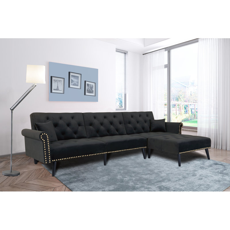Red Barrel Studio Amritbir 115 Wide Microfiber Microsuede Right Hand Facing Sleeper Sofa Chaise With Ottoman Wayfair Browse our great prices & discounts on the best sofas & couches. wayfair com