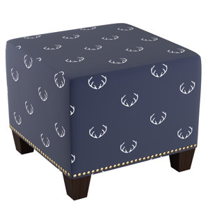 Tapia Nail Button Ottoman by Loon Peak
