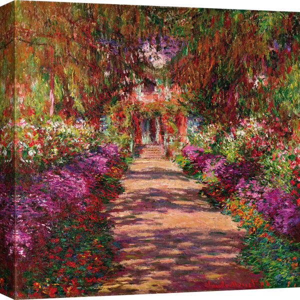 Rosalind Wheeler Path in Monet's Garden by Claude Monet ...