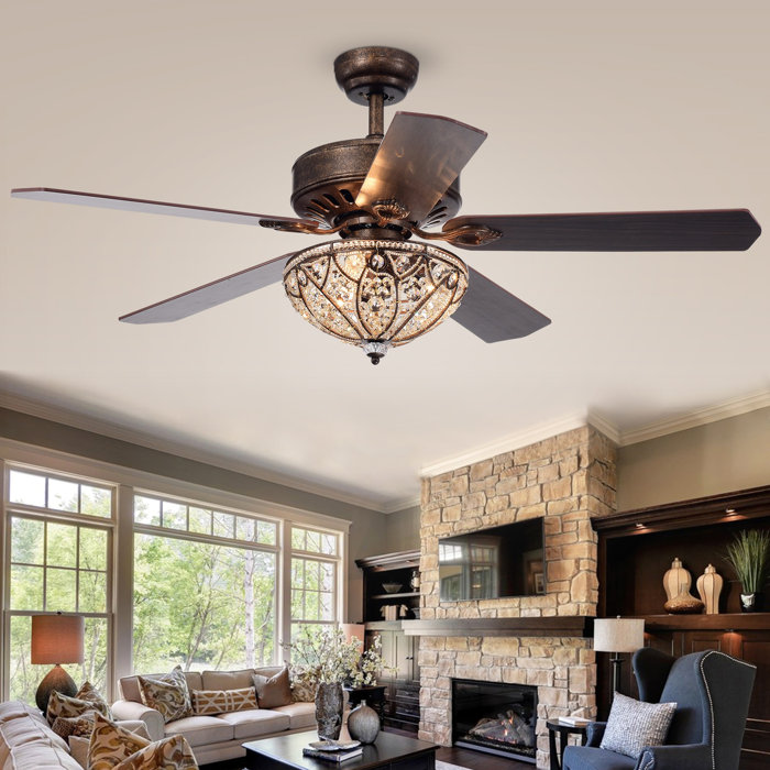 52 Colinton 5 Blade Ceiling Fan With Remote