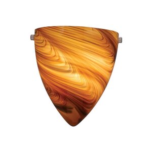 Milano 1-Light Wall Sconce with Swirl Glass