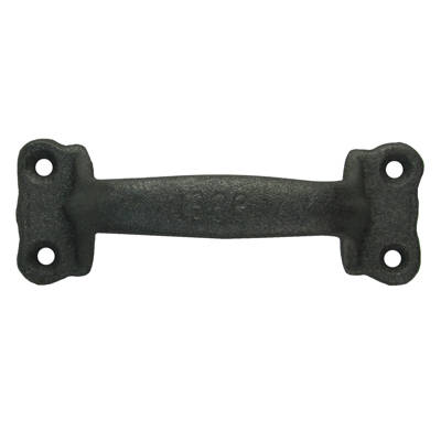 Treasure Gurus Primitive Stamped Metal Shed Barn Handle Pull Plate