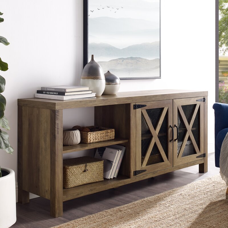 Gracie Oaks Tansey TV Stand for TVs up to 65" & Reviews ...