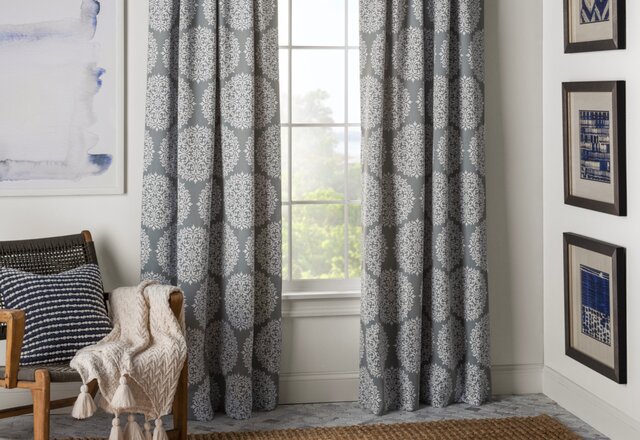 Patterned Curtains & Drapes