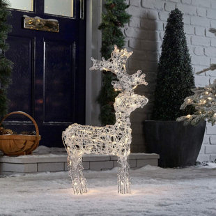 Reindeer Outdoor Christmas Decorations You Ll Love Wayfair Co Uk