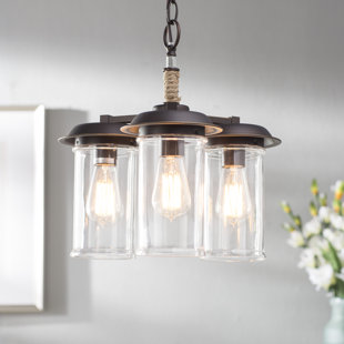 Go to store & view more images Sorrell 3-Light Shaded Chandelier by Beachcrest Home