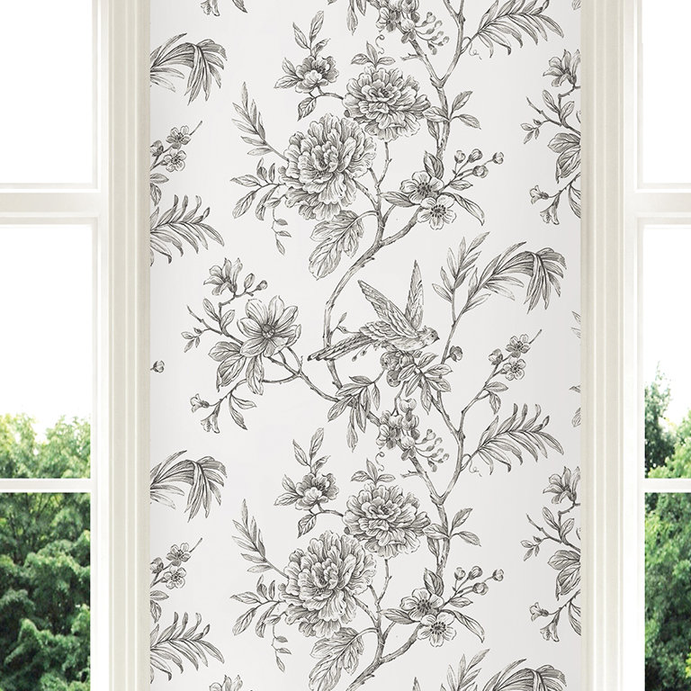 Voncile Floral Trail 33 X 20 5 Wallpaper Roll Reviews Birch Lane