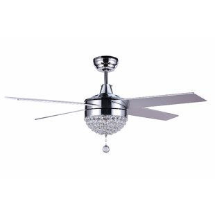 Aalin 4 Blade Led Ceiling Fan With Remote Light Kit Included