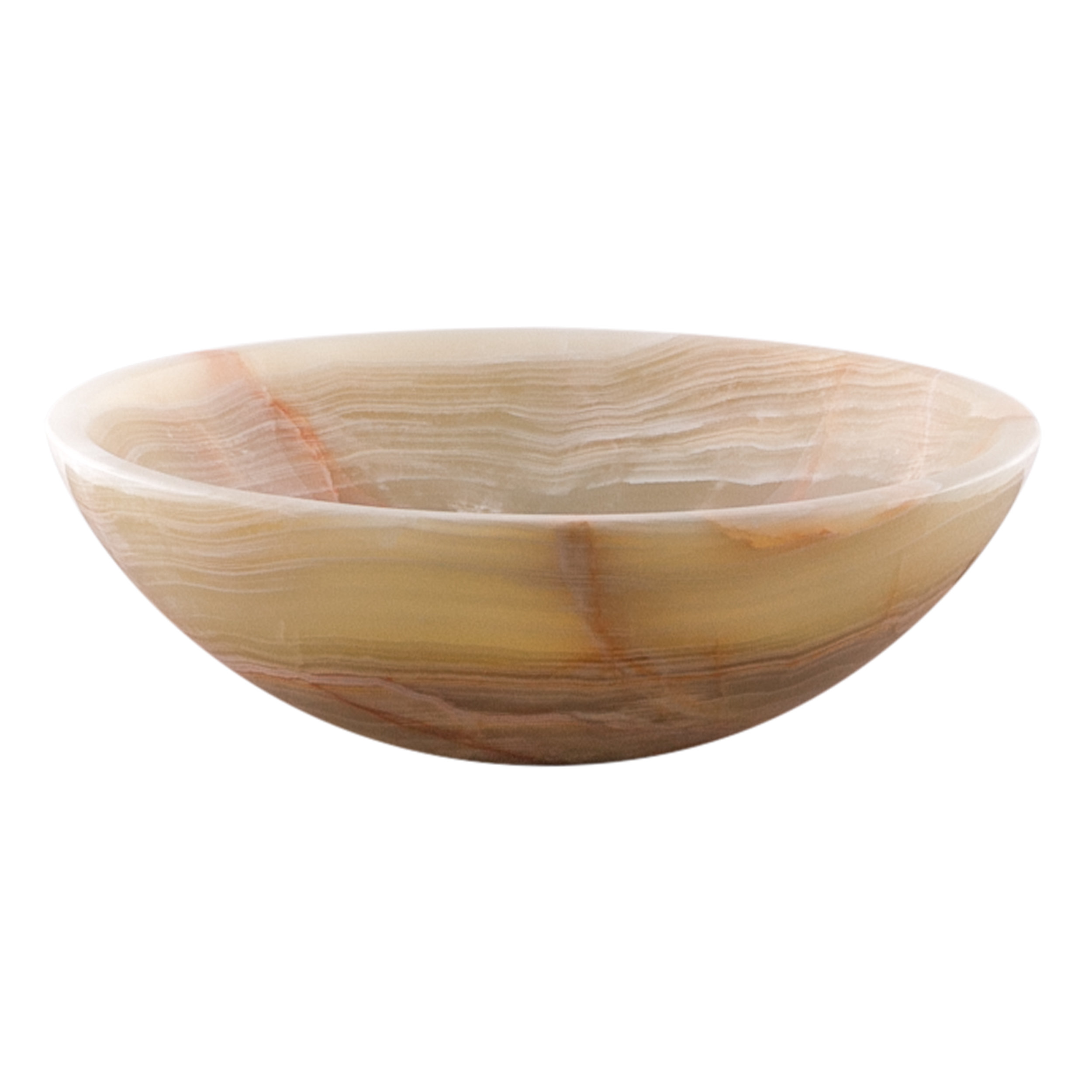 Novatto Stone Circular Vessel Bathroom Sink Wayfair