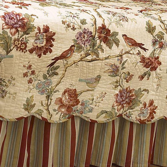 Waverly Charleston Chirp 5 Piece Reversible Quilt Set & Reviews Wayfair