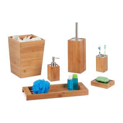 Wood Bathroom Accessories You'll Love | Wayfair.co.uk