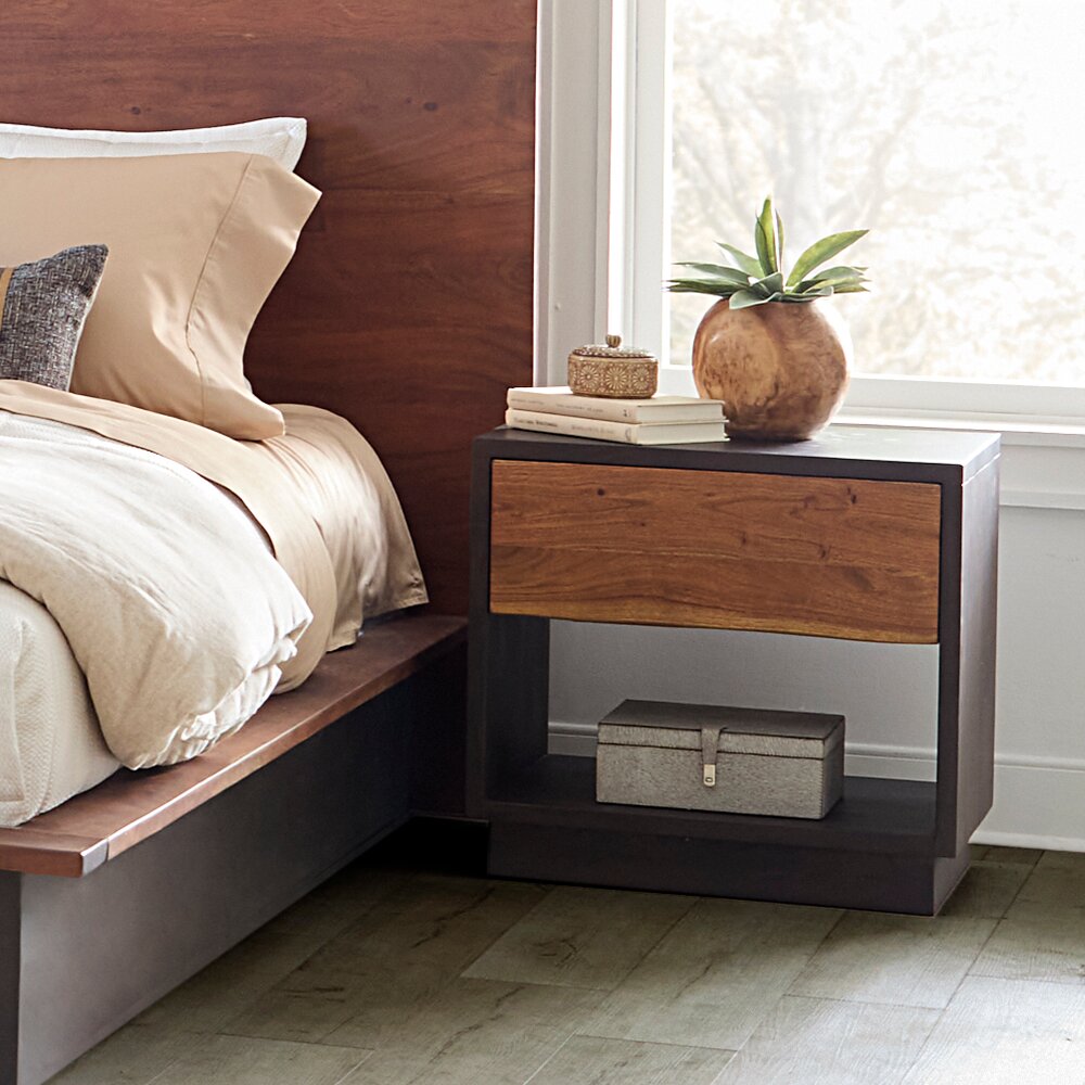 organic modern nightstand