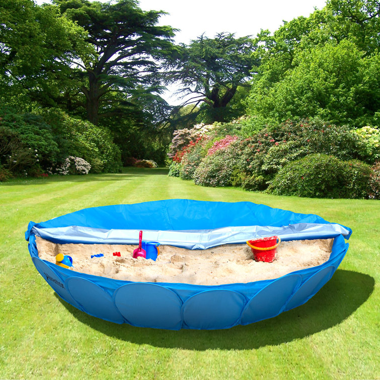Alvantor Sandbox Sandpit Kids Pool Foldable Dog Bathing Tub Sand Toys 63 X12 With Cover Wayfair
