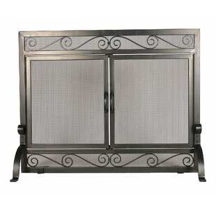 2 Panel Steel Fireplace Screens By 1. GO