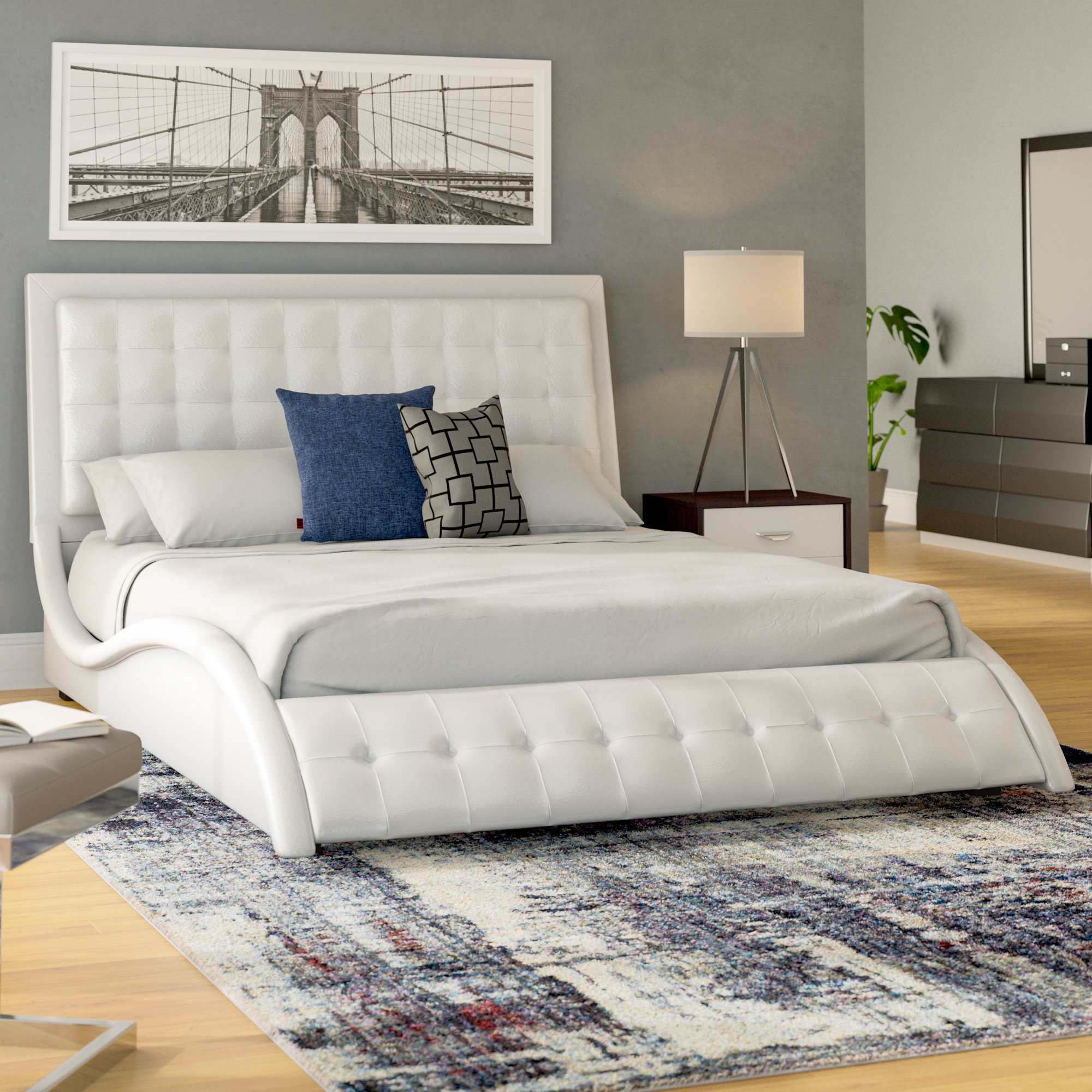 Wade Logan Spygl Barton King Upholstered Panel Bed Reviews Wade Logan Spygl Barton King Upholstered Panel Bed Reviews Wayfair