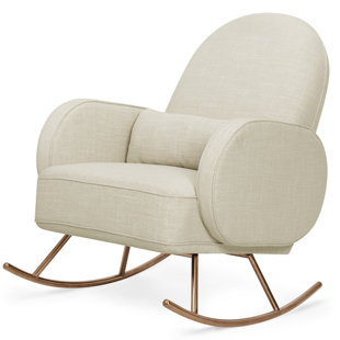 gray nursery rocker