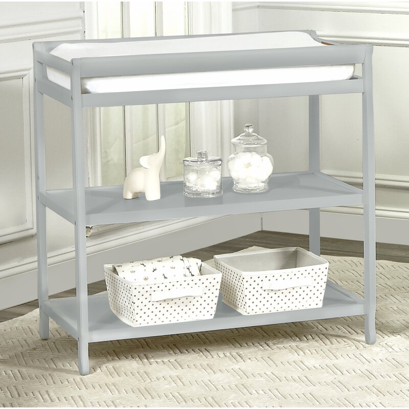 wicker changing table