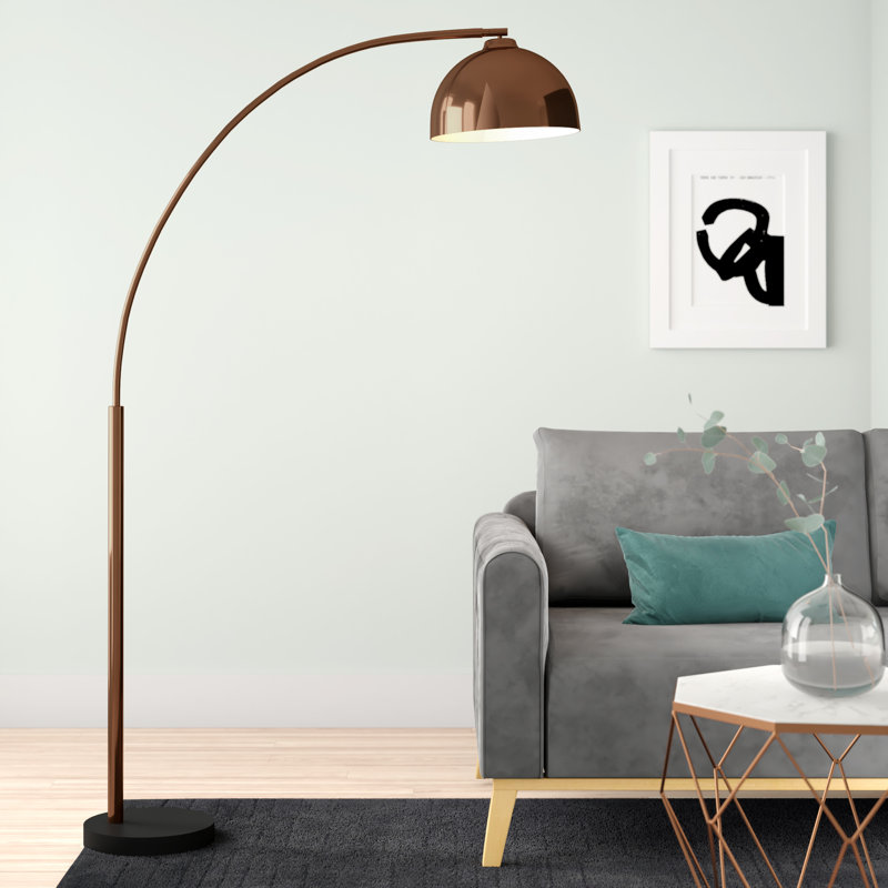 Hykkon Bowman 180cm Arched Floor Lamp Reviews Wayfair Co Uk Hykkon Bowman 180cm Arched Floor Lamp