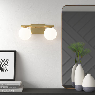 bradwell 2-light dimmable gold bath bar