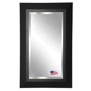 Thin Black Frame Mirror Wayfair Rectangle Black Framed Wall Mirror