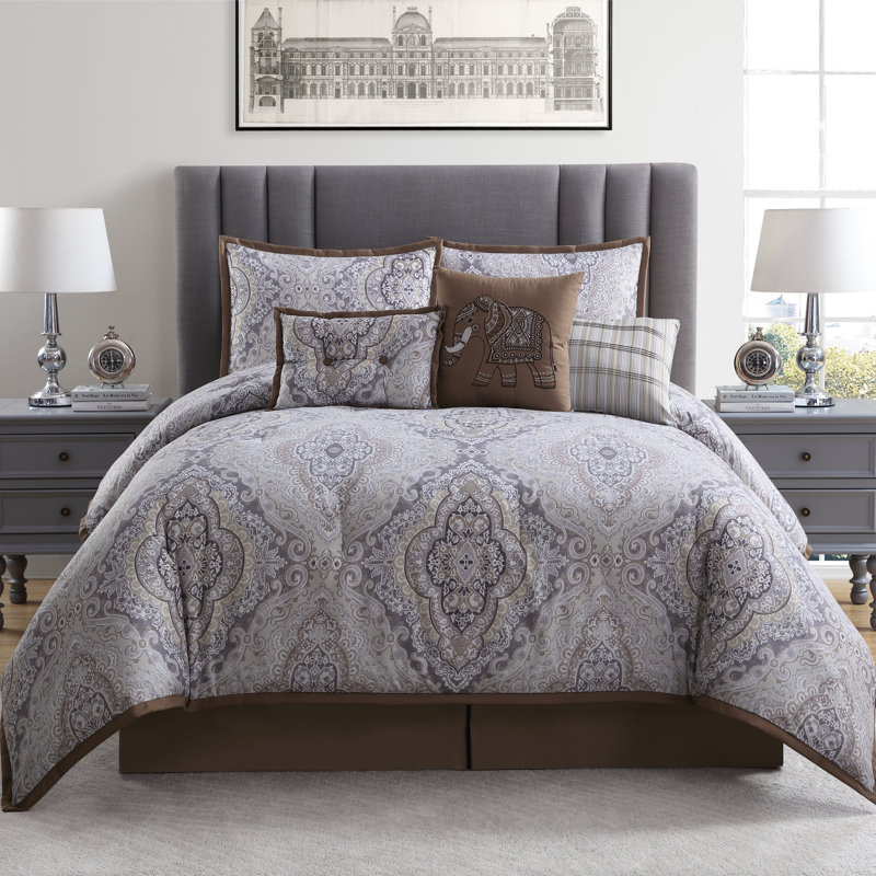 Bungalow Rose Ashby 7 Piece Reversible Comforter Set Reviews