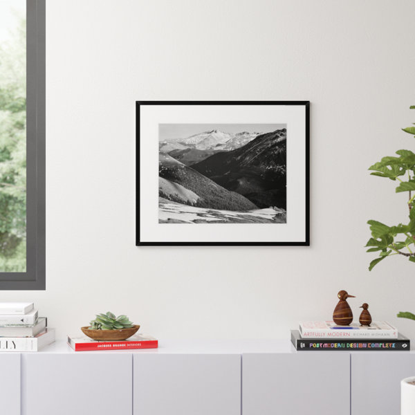 Long S Peak In Rocky Mountain National Park Colorado Ca 1941 1942 By Ansel Adams Framed Photographic Print By Ansel Adams Picture Frame Photograph Print On Paper Allmodern