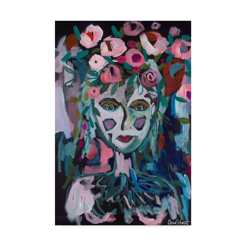 Wrought Studio Rose Goddess Acrylic Painting Print On Wrapped