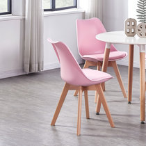 wayfair pink dining chairs