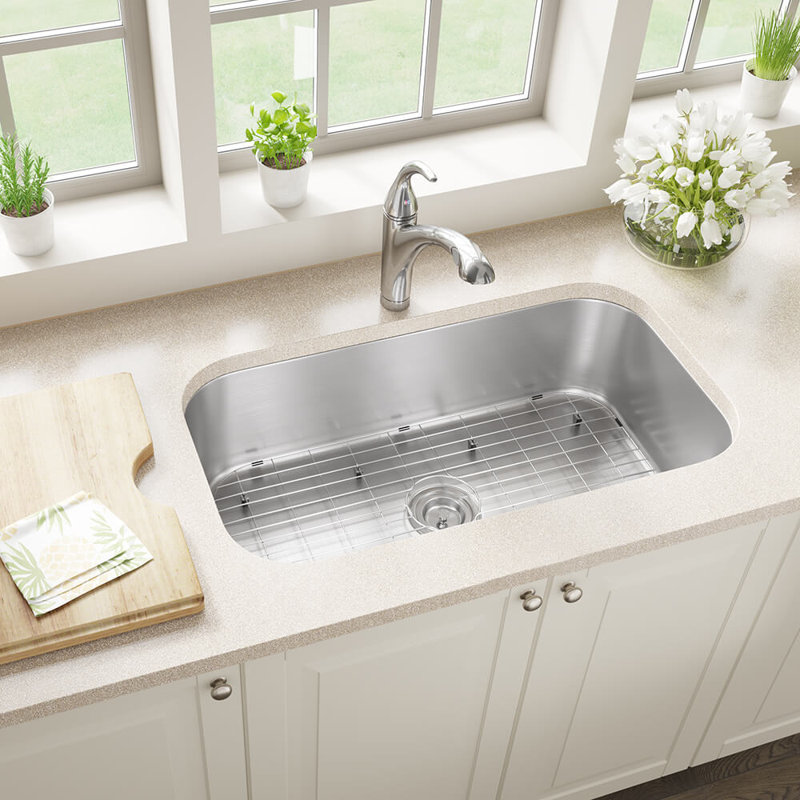 Mrdirect Stainless Steel 32 L X 18 W Undermount Kitchen Sink Reviews Wayfair