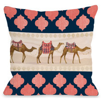 camel throw pillows