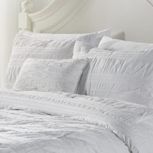 Cavan Cotton 4 Piece Seersucker Comforter Set