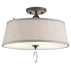 Brookline 3-Light Semi Flush Mount