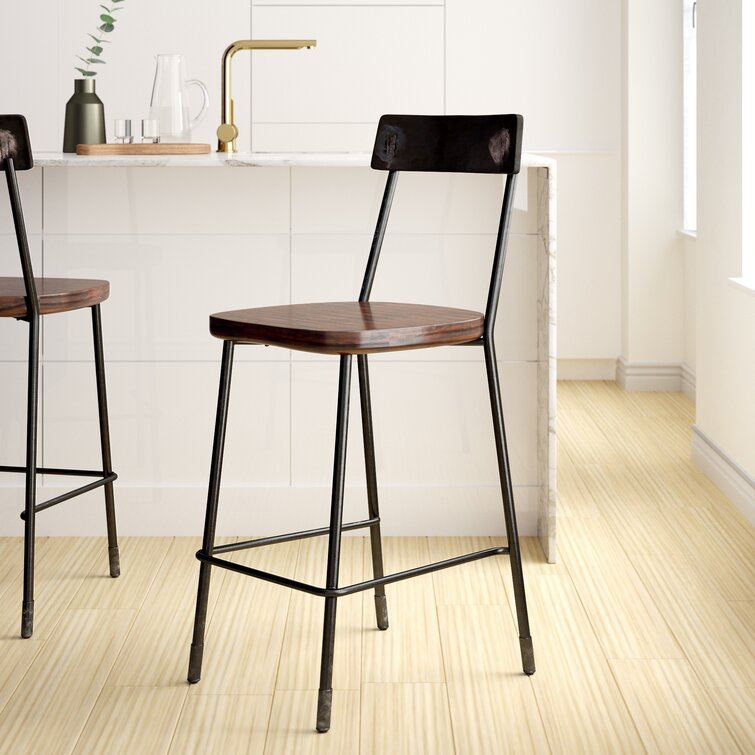 Hykkon Alison 65cm Bar Stool | Wayfair.co.uk