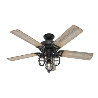 Hunter Fan 52 Coral Bay 5 Blade Ceiling Fan With Remote Light