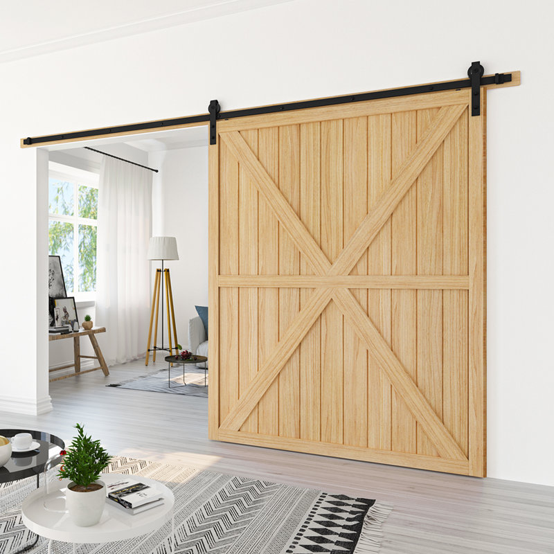 Homlux Standard Single Track Barn Door Hardware Kit Reviews