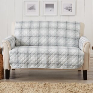 Box Cushion Loveseat Slipcover By Charlton Home
