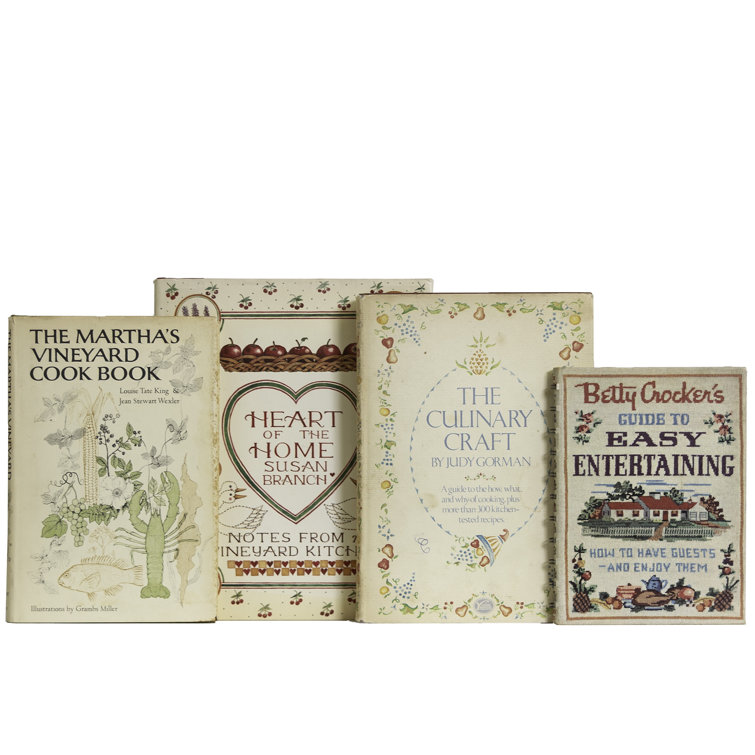 Booth & Williams Cookbooks In Cream Coffee Table Set (S/4) Perigold