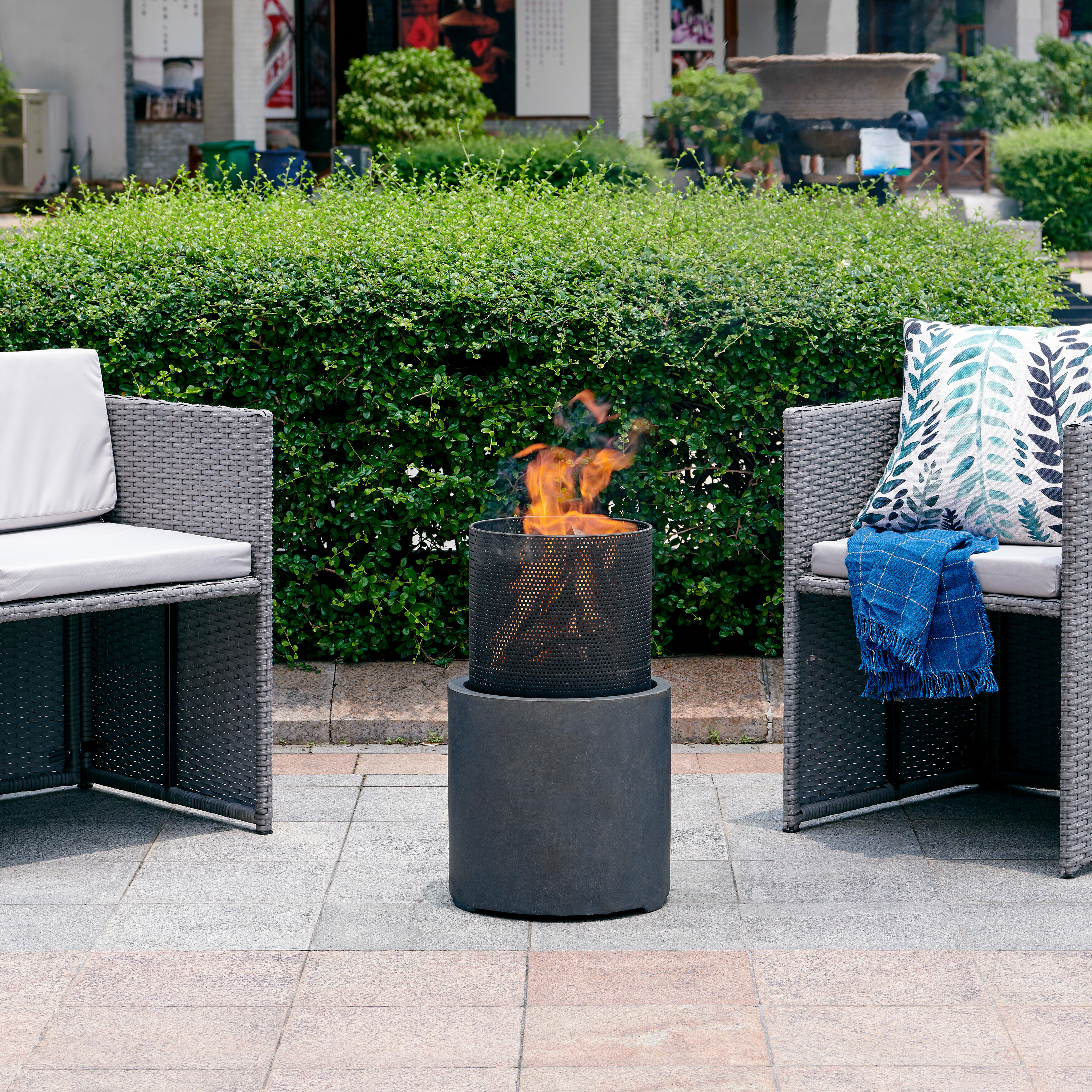 Deck Fire Pit Outdoor Fireplaces Fire Pits You Ll Love In 2021 Wayfair