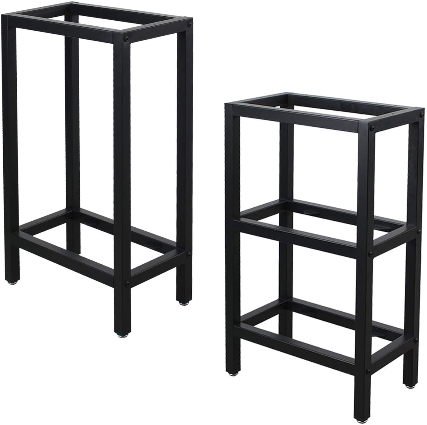 Symple Stuff Furniture Legs ,Rustic Office Table Legs With Shelves