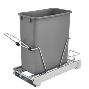 Pull Out Under Counter Residential Trash Recycling You Ll Love 5 Gallon Pull Out Under Counter Trash Can