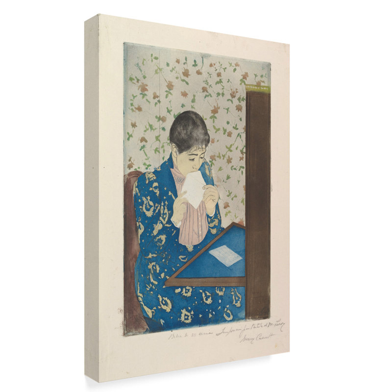 Vault W Artwork The Letter By Mary Cassatt Oil Painting Print On