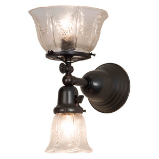 Electric Wall Sconces Wayfair 2 Light Revival Summer Wheat Gas And Electric Wall Sconce