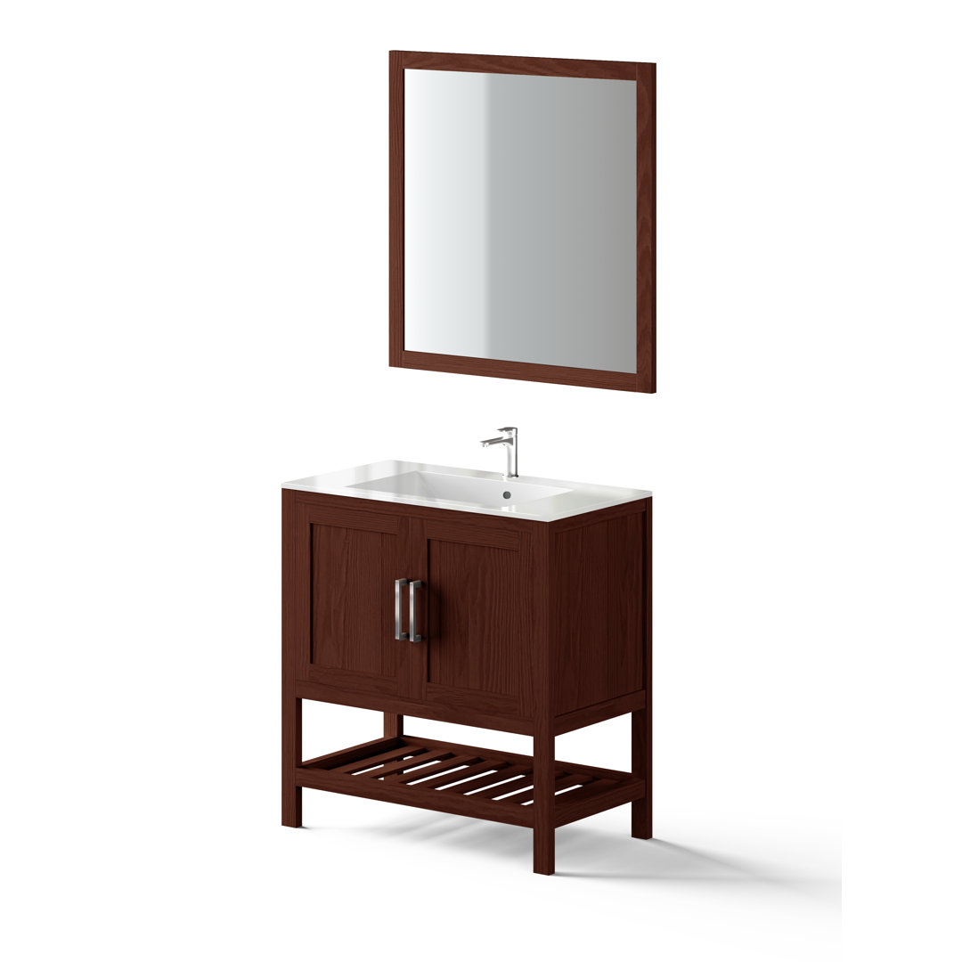 Northbrook 3 Stück 801mm Waschtisch & Spiegel Sets